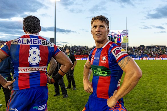 Kalyn Ponga helped Newcastle to a gritty win over Parramatta.