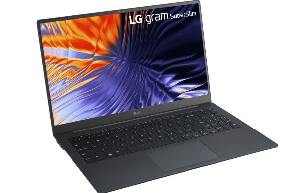 The LG Gram SuperSlim is bigger and thinner than the MacBook Air 15, and packs an OLED screen.