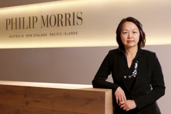 Tammy Chan, Philip Morris Australia’s managing director. “We know the scepticism,” she says, “but we are asking people to believe that we have changed."