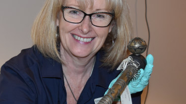 Queensland Collection Manager for Anthropology Karen Kindt.