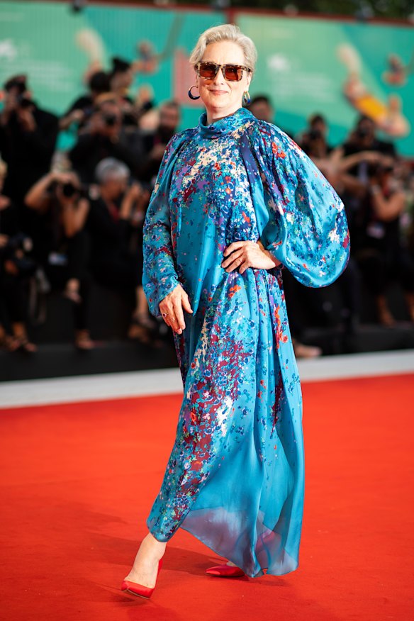 Meryl Streep poses at the 76th edition of the Venice Film Festival.