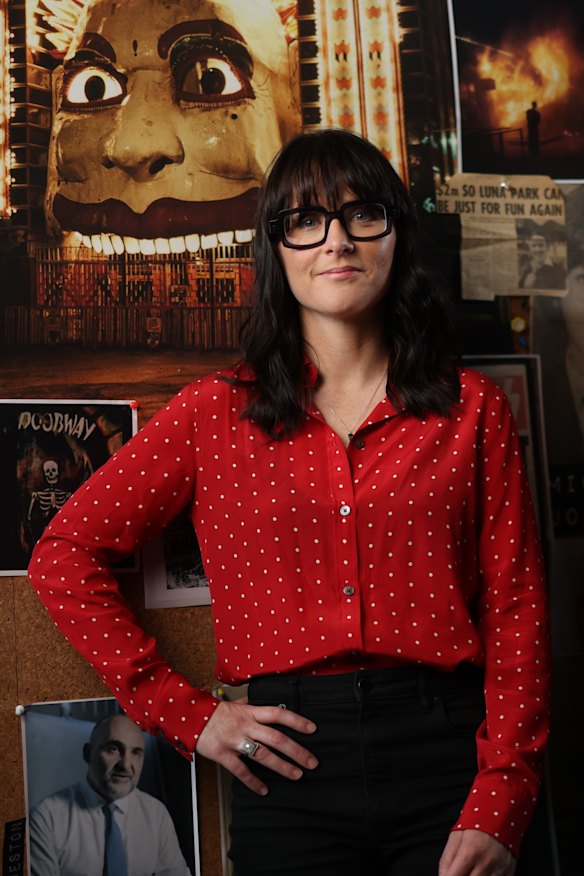 Caro Meldrum-Hanna, the presenter of Exposed: Ghost Train Fire.