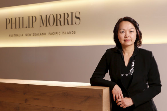 Tammy Chan, Philip Morris Australia’s managing director. “We know the scepticism,” she says, “but we are asking people to believe that we have changed."