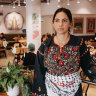 Sarah Shaweesh at her restaurant in St Peters.