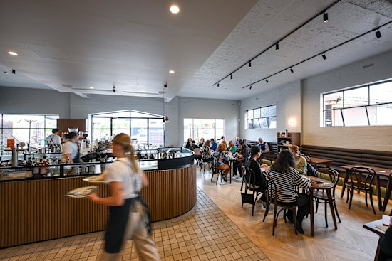 Elster’s moody and polished interior.