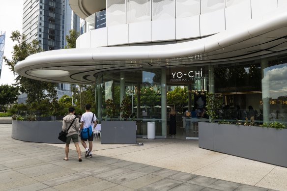 The former Cirrus site is now Yo-Chi’s flagship store. 