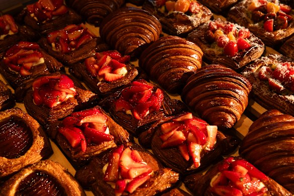 Pastries at Shadow Baking, Darlinghurst.