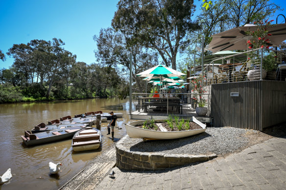 You can hire a boat to work up an appetite for lunch, or work it off afterwards.