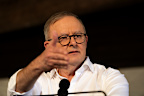 Prime Minister Anthony Albanese addresses the Garma keynote forum in 2023.