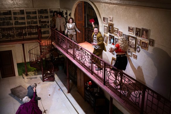 Backstage at the Sydney Opera House for the full dress rehearsal of the Il Trittico.