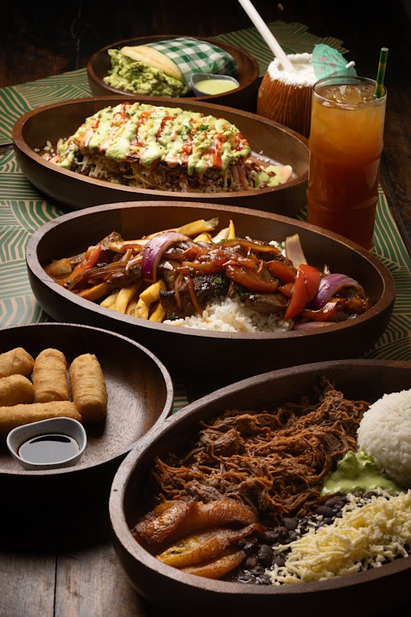 Papelon serves dishes from all over South America.