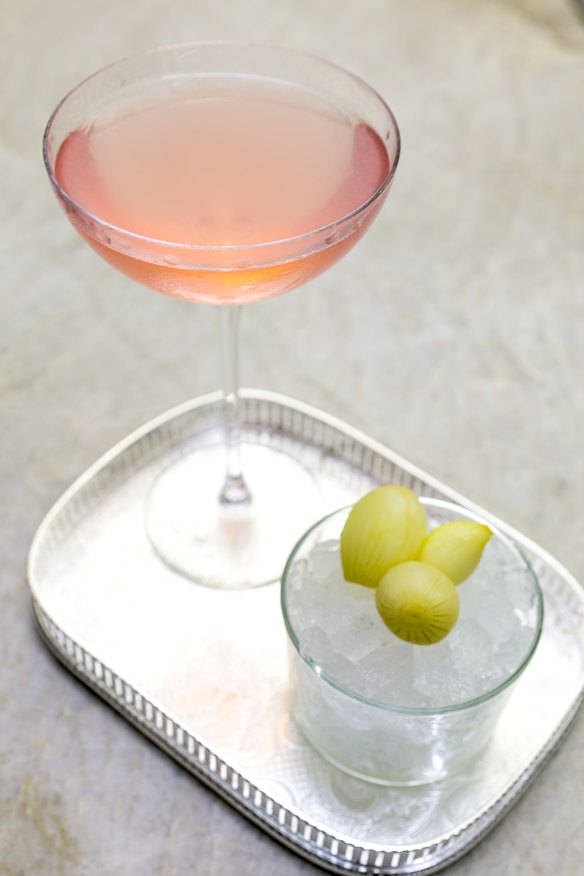 Lychee martini.