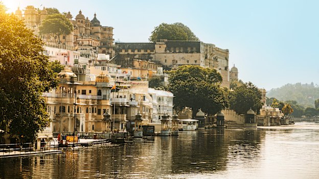 Lake Pichola in Udaipur may be picturesque, but it was eating at a restaurant here that started the writer’s troubles.