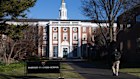 Harvard Business School on the Harvard University campus in Cambridge, Massachusetts. Many American educators think the hidden motive from Trump is to financially damage the institution that has educated many leading critics of Trump’s agenda.