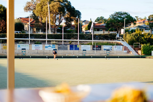 The view from the al fresco dining area.