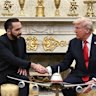 US President Donald Trump meets El Salvador President Nayib Bukele in the Oval Office on Monday (Tuesday AEST).