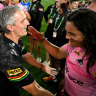 Ivan Cleary and Jarome Luai