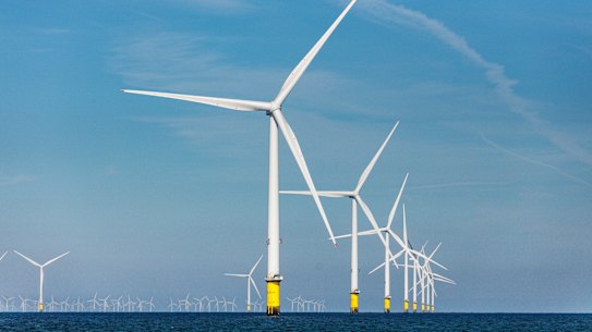 The federal government has selected several projects to start development of offshore wind farms near the Gippsland coast.