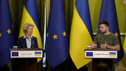 EU grants Ukraine candidate status in ‘historic moment’