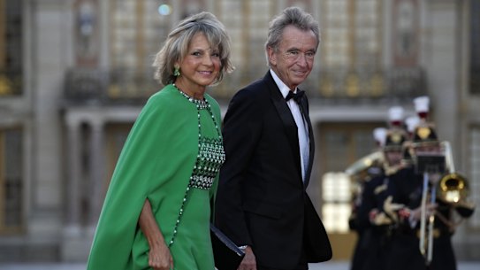 LVMH CEO Bernard Arnault and his wife Helene Mercier