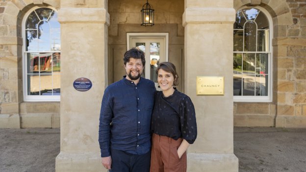 Louis Naepels and Tess Murray, owners of Chauncy in Heathcote.