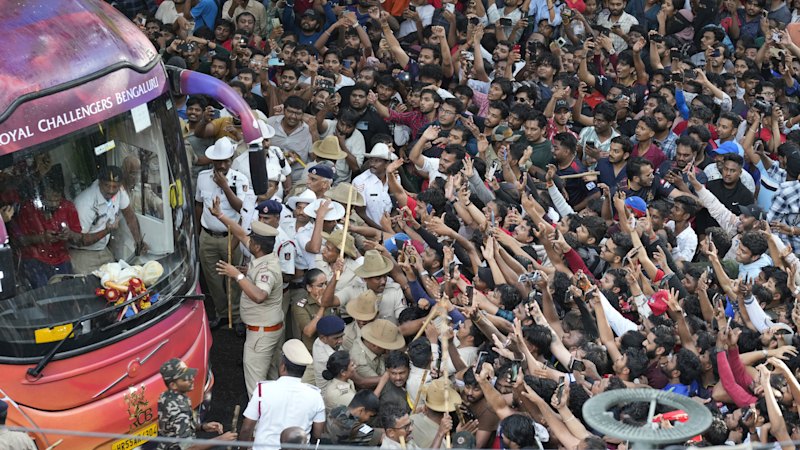 Several people dead in a stampede outside Indian cricket stadium