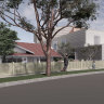 An artist’s render of Haileybury’s proposed creative arts and sports centre.