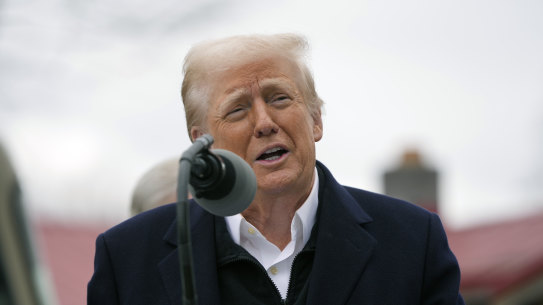 US President Donald Trump h