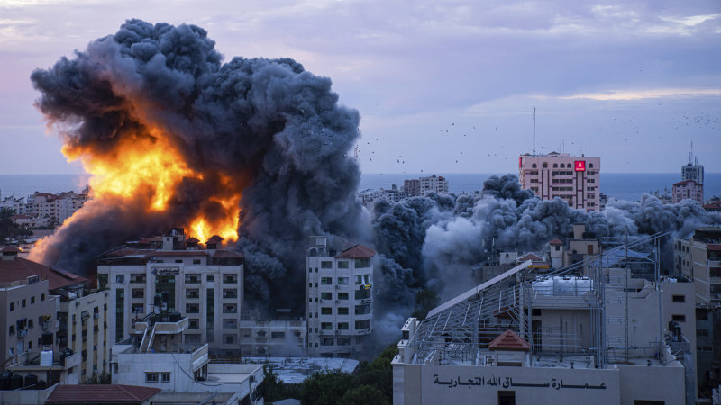 Live updates: Israel ‘at war’ over Gaza attack, hundreds dead