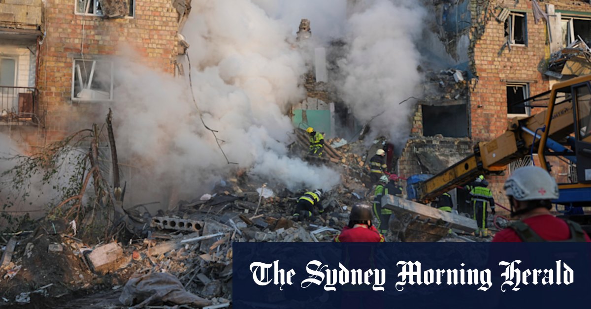 Kyiv Attack: 8 Dead, 45 Injured in Russian Drone & Missile Strike