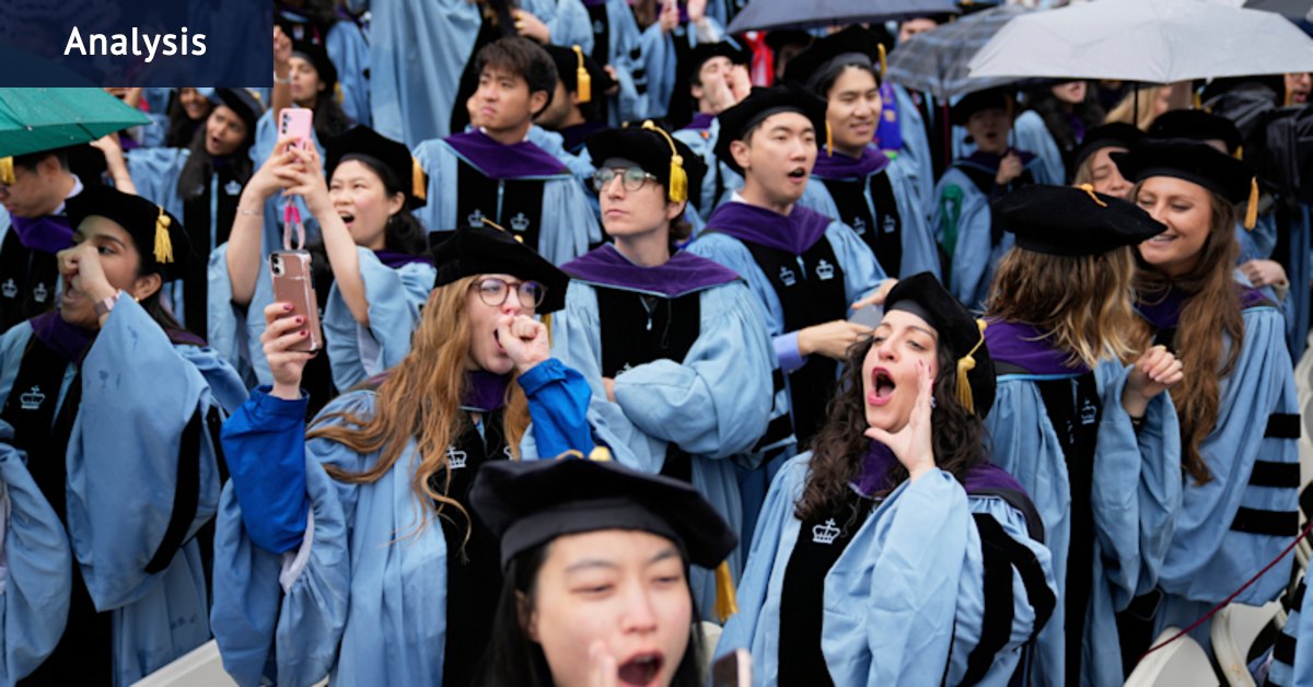 For the first time in 50 years, uni graduates are losing their edge