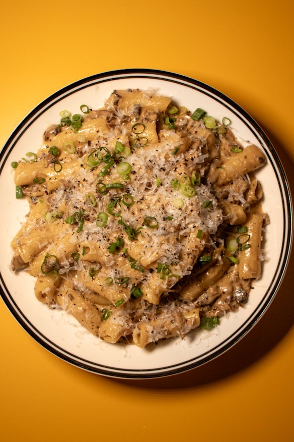 Mushroom rigatoni.