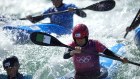 Kayak cross is a rambunctious new addition to the Olympics.