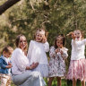 Carmen Walters with her four children.