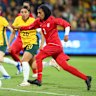 The Iranian women’s football team has arrived in Australia to play in the Asian Cup.