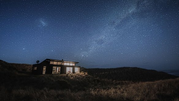 Experience the breathtaking Tasmanian night sky from Kittawa Lodge, where the vast expanse of stars creates a truly unforgettable and secluded escape.