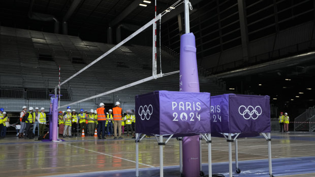 Volleyball will be staged at the South Paris Arena at the Olympic Games, which start next week.