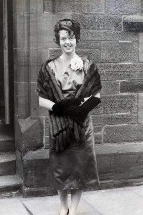 Sheila Metcalf in her days at St Andrews University.