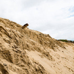 Erosion at Apollo Bay.