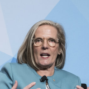 Backing battery power: Lucy Turnbull. 