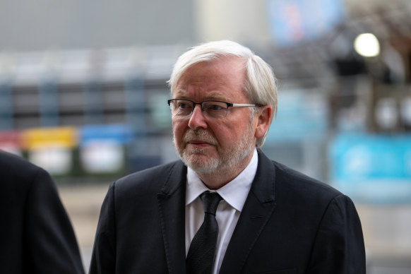Kevin Rudd said Australian and US leaders were increasingly concerned about the conflict in the Middle East spiralling out of control.