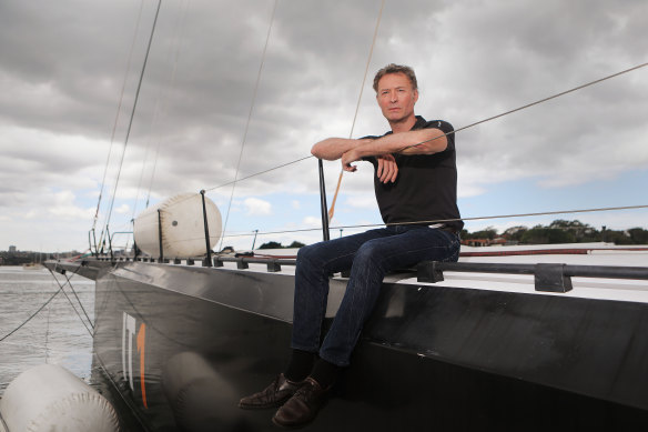 InfoTrack skipper Christian Beck said he had spent around a quarter of a million dollars getting his boat ready. 