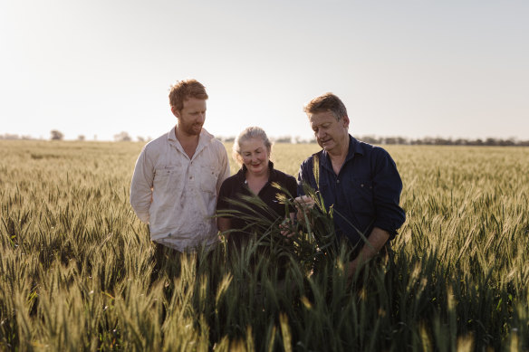 Matthew and Catherine Madden, with their son Alexander (left).