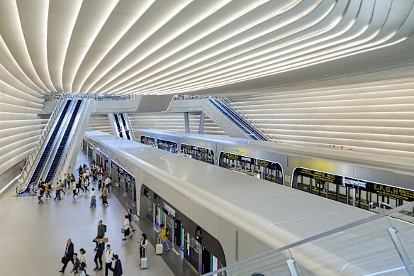 Capacity boost … Terminal 3B (TB3) Chongqing Jiangbei International  Airport.