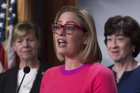 US Senator Krysten Sinema has announced she has registered as an independent. 