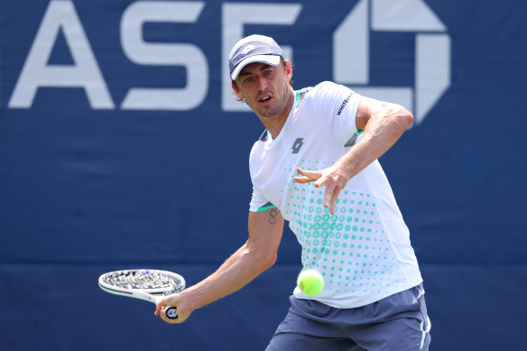 John Millman couldn’t come up trumps in his round one clash at the US Open.