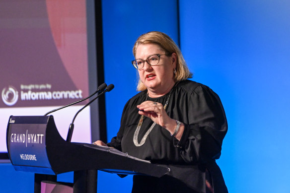 Government Services Minister Natalie Hutchins.