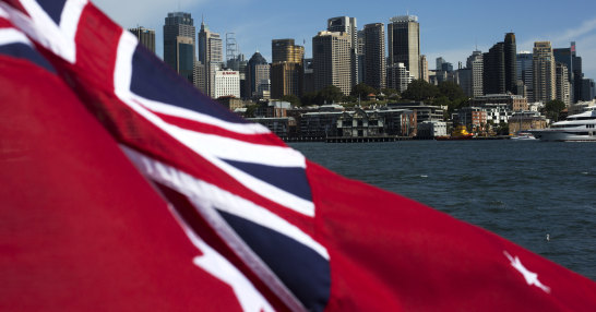 An Australian Red Ensign will fly on the Sydney Harbour Bridge on Friday.