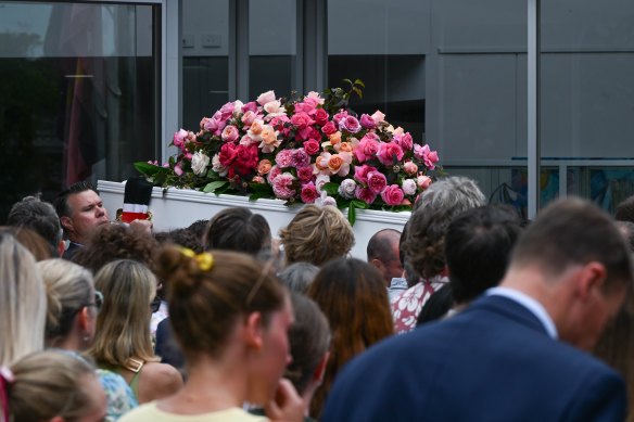 Bianca Jones was farewelled at a service at Mentone Girls’ Grammar School on Friday.