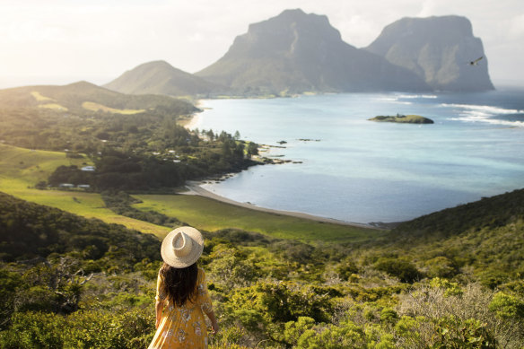 "All I could think of when we landed was Tahiti, or an imagined vision of it – the prototypical Pacific island, with a peak at one end just undulating enough to entertain the eye."